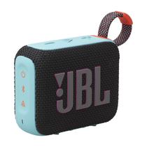 JBL Go 4 - Alto-falante Bluetooth ultraportátil, à prova d'água e à prova de poeira, som Big Pro com graves fortes, bateria embutida de 7 horas, fabricado parcialmente com materiais reciclados (preto e laranja)