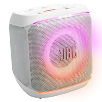 JBL PartyBox Encore 2, Caixa de Som Bluetooth, 2 Microfones, Branco