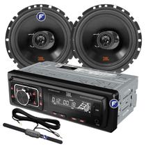 Jbl Radio Automotivo Sem Toca Cd Bluetooth Usb + 2 Alto Falante + Antena Stetsom