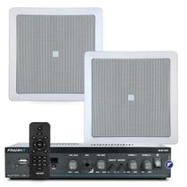 Jbl Som Ambiente De Embutir Bluetooth Usb Sd + 02 Arandelas Gesso