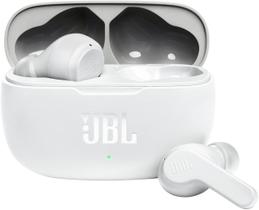 JBL Wave 200 TWS Branco Original Fone de Ouvido Bluetooth Sem Fio Compacto