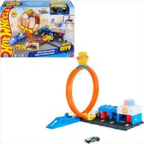 Jbm71 hot wheels city pista super delegacia de policia