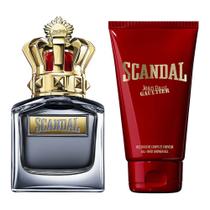 Jean Paul Gaultier Scandal Kit Perfume Masculino For Him EDT All Over Gel de Banho