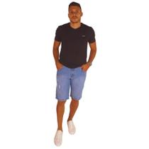 Jeans Adulto Moda Masculina Linha Premium Bermuda Modelo Destroyed Fashion Rasgada Confortável