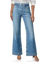 Jeans Cicy Bell femininos de verão, cintura alta, perna larga, azul claro Jeans Cicy Bell femininos de verão, cintura alta, perna larga, azul claro