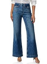 Jeans Cicy Bell femininos de verão, cintura alta, perna larga, azul
