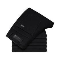 Jeans Clássicos Azul E Preto Para Homens, Estilo Casual, Corte Reto, Calças De Trabalho Em Denim