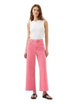 Jeans de pierna ancha de tiro alto para mujer GAP color coral caramelo talla 34 Jeans de pierna ancha de tiro alto para mujer GAP color coral caramelo talla 34