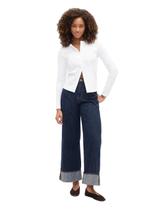 Jeans de pierna ancha de tiro alto para mujer GAP en lavado oscuro (Argentina) Jeans de pierna ancha de tiro alto para mujer GAP en lavado oscuro (Argentina)