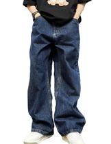 Jeans FantasyGears Baggy Y2K Hip Hop Skater Wide Leg Masculino