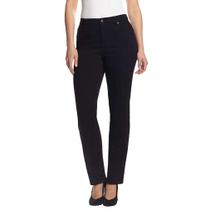 Jeans femininos Gloria Vanderbilt Amanda Classic High Rise Black Jeans femininos Gloria Vanderbilt Amanda Classic High Rise Black