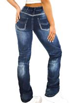 Jeans Flamingals Bootcut Deep Blue para mulheres tamanho XL Jeans Flamingals Bootcut Deep Blue para mulheres tamanho XL