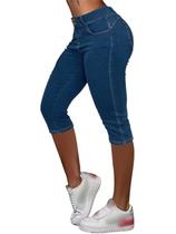 Jeans Flamingals Butt Lifting Skinny para mulheres azul royal XL
