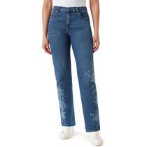Jeans Gloria Vanderbilt Amanda Classic de cintura alta cônica