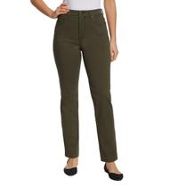 Jeans Gloria Vanderbilt Amanda Stretch Denim Verde Tamanho 8