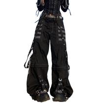 Jeans Kodaruber Vintage Goth Hip Hop Baggy Bootcut brancos
