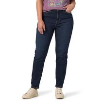 Jeans Lee femininos Legendary High Rise Mom One Wash, tamanho 8