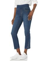 Jeans para mujer Gloria Vanderbilt Amanda tiro alto con ajuste pull-on, talla 4 US
