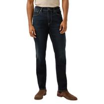 Jeans Silver Jeans Co. Eddie Athletic Fit com pernas cônicas masculinas Jeans Silver Jeans Co. Eddie Athletic Fit com pernas cônicas masculinas