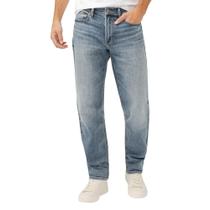 Jeans Silver Jeans Co. Eddie Athletic Fit com pernas cônicas masculinas