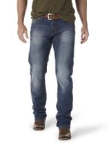Jeans Wrangler masculinos, retrô, slim fit, perna reta, 30 L x 36 L