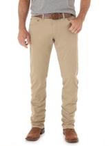 Jeans Wrangler masculinos retrô Slim Fit Straight Leg Fawn Jeans Wrangler masculinos retrô Slim Fit Straight Leg Fawn