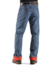 Jeans Wrangler Rugged Wear Woodland Thermal para homens Jeans Wrangler Rugged Wear Woodland Thermal para homens