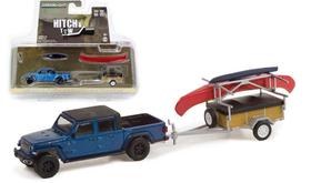 Jeep Gladiator 2021 & Canoe Trailer Greenlight 1/64 Jeep Gladiator 2021 & Canoe Trailer Greenlight 1/64