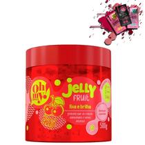 Jelly Fruit Oh My! Cereja Fixa e Brilha 500gr Jelly Fruit Oh My! Cereja Fixa e Brilha 500gr