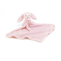 Jellycat Bashful Pink Bunny Baby Cobertor de Segurança Animal de Pelúcia