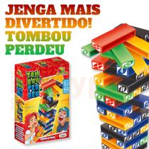 Jenga Power Up - Caiu Perdeu Novo - Estilo Uno - ARTBRINK