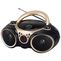 Jensen CD-490 Champagne Portable Sport Boombox Stereo CD Player com AM/FM Radio e Aux Line-in & Headphone Jack (Limited Edition Color)