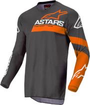 Jersey Alpinestars Fluid Chaser - Feminino - Anthracite/Coral Fluo