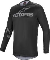 Jersey Alpinestars Fluid - Preto/Cinza Escuro - Tamanho M