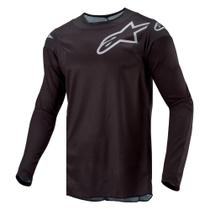 Jersey Alpinestars Racer - Grafite Preto - Tamanho L Jersey Alpinestars Racer - Grafite Preto - Tamanho L
