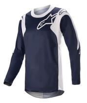 Jersey Alpinestars Racer Hoen Night Navy/White para homens