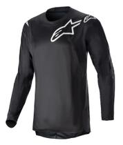 Jersey Alpinestars Racer - Preto/Refletivo Preto - Tamanho P