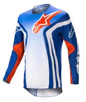 Jersey Alpinestars Racer - Semi Azul/Laranja - Para Homens Jersey Alpinestars Racer - Semi Azul/Laranja - Para Homens