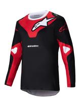 Jersey Alpinestars Racer Veil preto/vermelho brilhante para homens 2X