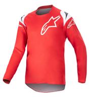 Jersey Alpinestars Youth Racer Narin Mars vermelho/branco Sim