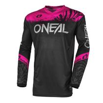 Jersey O'Neal Element Shocker para mulheres preto/rosa tamanho XL