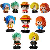 JESGO Conjunto de Brinquedo de Montar Mini Headz com 5 Figuras de Pirata JESGO Conjunto de Brinquedo de Montar Mini Headz com 5 Figuras de Pirata