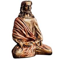 Jesus Meditando Estátua 21cm 28088