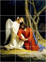 Jesus no Horto 60x80cm - 100% azulejo