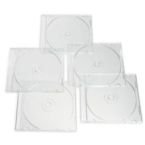 Jewel Cases Verbatim CD DVD Blu-Ray Clear Slim 5,2 mm, pacote com 25