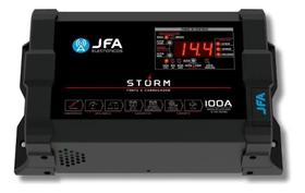 JFA Storm 100A Bivolt Fonte Carregador Automotivo com Medidor SCI Bateria JFA Storm 100A Bivolt Fonte Carregador Automotivo com Medidor SCI Bateria