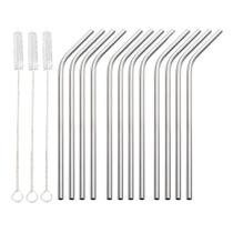 JG 12 CANUDOS 3 ESCOVAS REUTILIZAVEIS INOX OPEN BAR A21,5cm