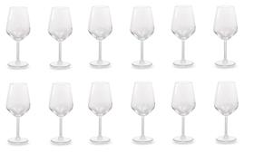 Jg 12 Taças Vinho e Agua Allegra em vidro 350ml Pasabahce