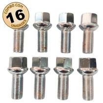 Jg 16 Parafusos Rodas Multi Esféricos M12 1,5 Gol E Linha Vw