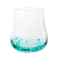 Jg.2 Copos Baixos em Vidro Festa Verde 450ml Fracalanza